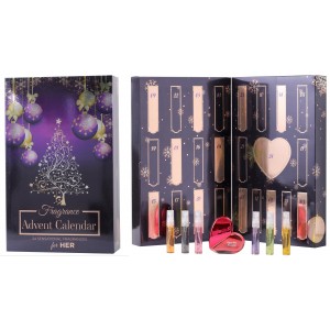   Advent Calendar Christmas Fragrances FOR HER by Saffron LONDON (PURPLE)